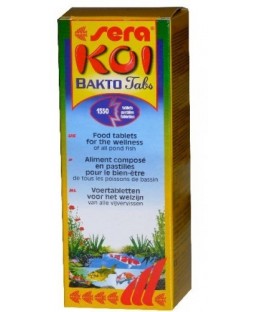 Bassin de jardin : Bakto tabs 1350 TABS 500ml, Traitements Sera