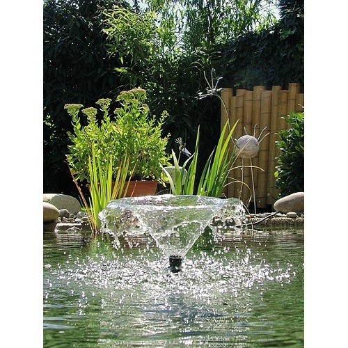 Pompe De Fontaine Pontec PondoVario 1500 - Noir | 1500 L/h | 25W | Pour Étangs Et Cascades