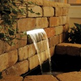 Bassin de jardin : PondoFall 40cm LED PONTEC, Lame d'eau et cascade