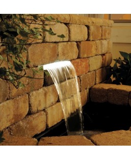 Bassin de jardin : PondoFall 40cm LED PONTEC, Lame d'eau et cascade