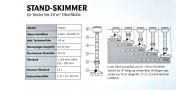 Bassin de jardin : STAND SKIMMER OSAGA, Skimmer