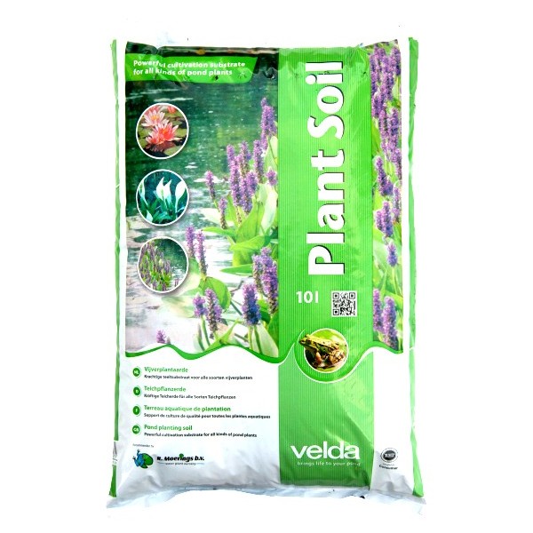 Bassin de jardin : Terreau 10L plante aquatique plant soil Velda, Terreau aquatique