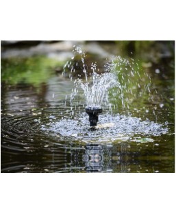 Bassin de jardin : Filter Fountain tout en 1 avec éclairage, Kit filtration immergés