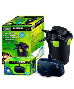 Bassin de jardin : KIT NBPF 6000 AQUANOVA + pompe 2000 L/H, Kit Bassin de 0 à 5 m3