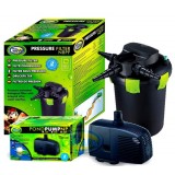 Bassin de jardin : KIT NBPF 9000 AQUANOVA + POMPE 3000 L/H, Kit Bassin de 0 à 5 m3