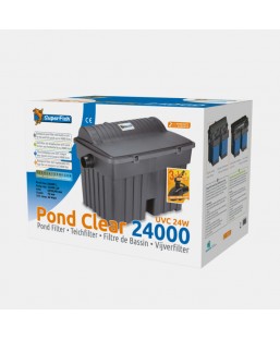 Bassin de jardin : SF PONDCLEAR 24000 UVC-24W/ pompe 12000 L/H, Kit Superfish