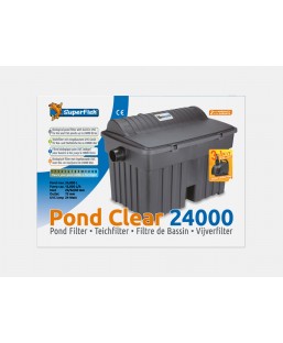 Bassin de jardin : SF PONDCLEAR 24000 UVC-24W/ pompe 12000 L/H, Kit Superfish