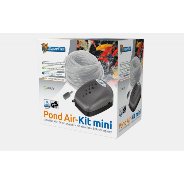Bassin de jardin : air kit mini (78 L/H), Pompe à air bassin