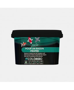 Bassin de jardin : COLOMBO BIOX 2500 ML (Bassin de 80M3), Traitement Colombo