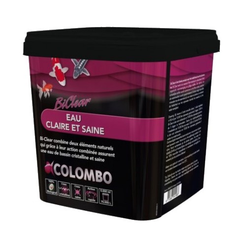 Bassin de jardin : Bi clear 5000 ml (Bassin de 70M3), Traitement Colombo