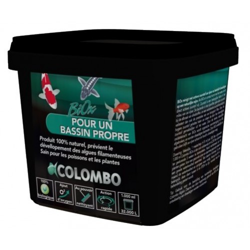 Bassin de jardin : COLOMBO BIOX 1000 ML (Bassin de 32M3), Traitement Colombo