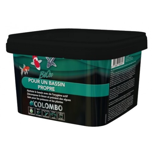 Bassin de jardin : COLOMBO BIOX 2500 ML (Bassin de 80M3), Traitement Colombo