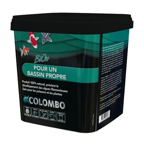 Bassin de jardin : COLOMBO BIOX 5000 ML (Bassin de 160M3), Traitement Colombo