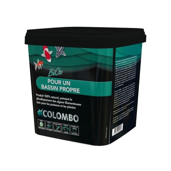 Bassin de jardin : COLOMBO BIOX 5000 ML (Bassin de 160M3), Traitement Colombo