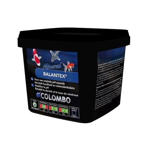 Bassin de jardin : Minéral Balantex 1000ml (GH-KH 7M3), Traitement Colombo