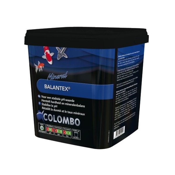 Bassin de jardin : Minéral Balantex 5000ml (GH-KH 35M3), Traitement Colombo