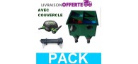 Bassin de jardin : Kit PRO Edouna QUADRO 7500L KOI, Kit Aquaworld