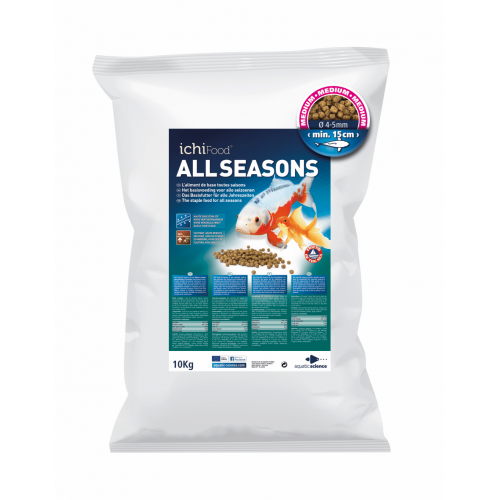 Bassin de jardin : ICHI FOOD ALL SEASON 10KG MEDIUM, Nourriture Ichi Food