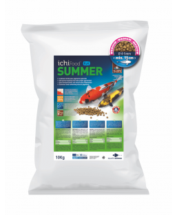 Bassin de jardin : ICHI FOOD SUMMER 10KG MEDIUM, Nourriture Ichi Food