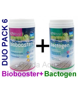 Bassin de jardin : Duo Pack Biobooster 6000 + Bactogen 12000, Traitement Aquatic Science