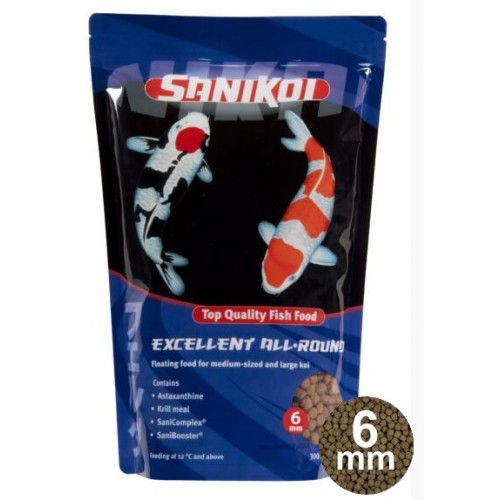 Bassin de jardin : EXCELLENT ALL-ROUND 6MM 1.7KG (3L), Nourriture Sanikoï