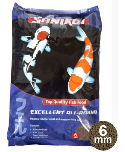 Bassin de jardin : EXCELLENT ALL-ROUND 6MM 4.5KG (10L), Nourriture Sanikoï