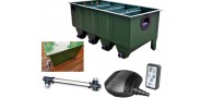 Bassin de jardin : Pack PRO PREFILTRE/ Edouna 4/ 18000L, Kit Bassin de 10 à 20 m3