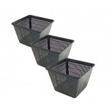 Bassin de jardin : 3 paniers pour bassin 23 x 23 cm Prof. 13 cm, Paniers rigides