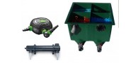 Bassin de jardin : Kit PRO Edouna QUADRO 7500L KOI, Kit Aquaworld