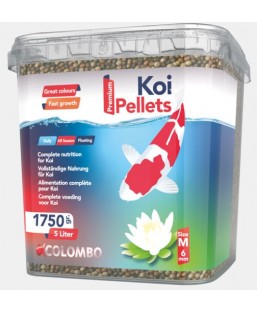 Bassin de jardin : COLOMBO KOI MEDIUM PREMIUM 5L 1.8KG, Nourriture colombo