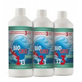 Bassin de jardin : BIOGRO 123 - 3x1 Litre (Pour 25.000 L), Bactéries