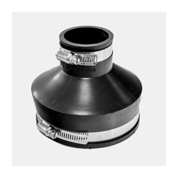 Bassin de jardin : MANCHON REDUCTION FLEXIBLE EPDM 110X63 MM, Raccords flexibles EPDM