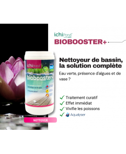 Bassin de jardin : Biobooster + 200M3, Traitement Aquatic Science