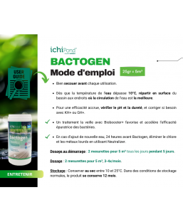 Bassin de jardin : Bactogen 12000, Traitement Aquatic Science