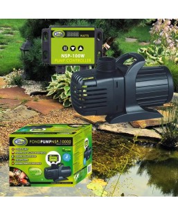 Bassin de jardin : Pompe NSP 10000 variateur (10000 L/H), Pompes Aqua Nova