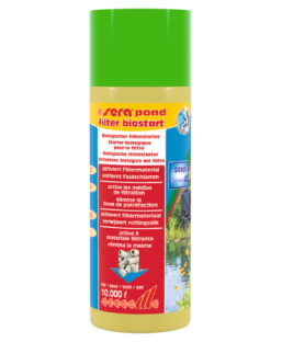 Bassin de jardin : SERA pond filter biostart 250ml (10000L), Traitement Sera