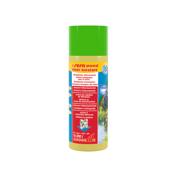 Bassin de jardin : SERA pond filter biostart 250ml (10000L), Traitement Sera