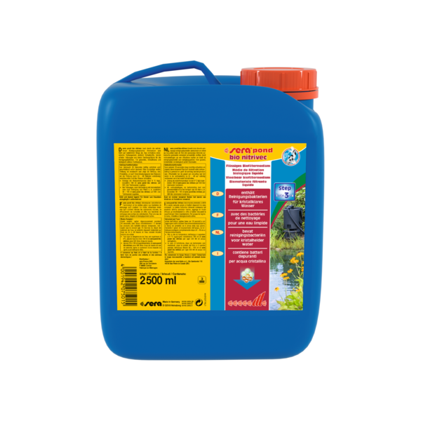 Bassin de jardin : Bio nitrivec 2.5 Litres (10000L), Traitement Sera