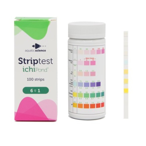 Bassin de jardin : Striptest IchiPond (100 bandelettes), Tests pour bassin