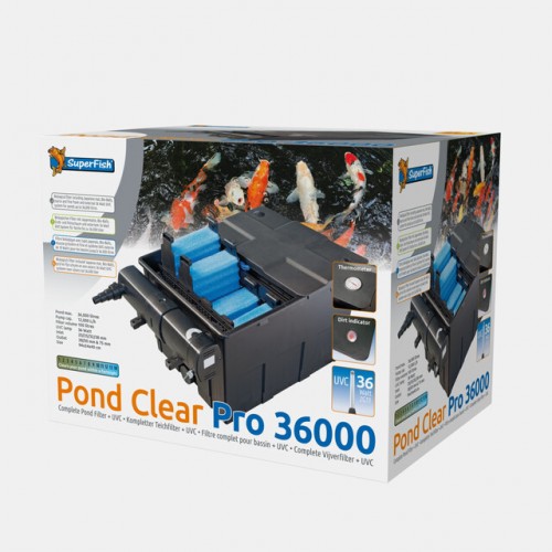 Bassin de jardin : SF PONDCLEAR PRO 36000 UVC-36W, Filtre superfish