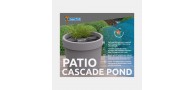 Bassin de jardin : Patio Pond 115L avec cascade et rampe LED, Patio Pond bassin pret a l'emploi