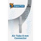 Bassin de jardin : RACCORD DROIT TUYAUX À AIR 8MM, Raccords tuyaux pompe à air