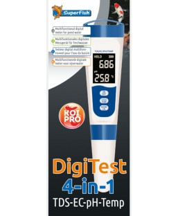 Bassin de jardin : KOI PRO DIGI TEST 4 IN 1, Tests pour bassin