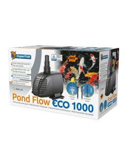 Bassin de jardin : POND FLOW ECO 1000 (1000L/H), Pompes Superfish