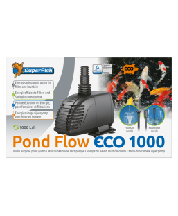 Bassin de jardin : POND FLOW ECO 1000 (1000L/H), Pompes Superfish