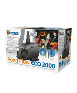 Bassin de jardin : POND FLOW ECO 2000 (2000L/H), Pompes Superfish