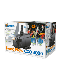 Bassin de jardin : POND FLOW ECO 3000 (2900L/H), Pompes Superfish