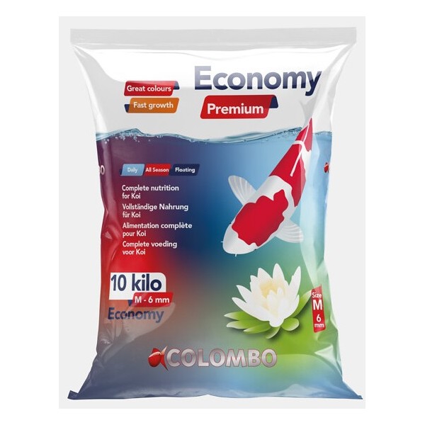 Bassin de jardin : Colombo Economy medium 10kg, Nourriture colombo
