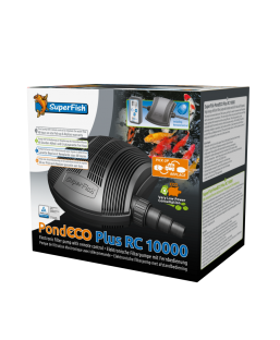 Bassin de jardin : Pond Eco Plus RC 10000 variateur (4500 à 9200 L/H), Pompes Superfish