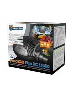 Bassin de jardin : Pond Eco Plus RC 15000 variateur (8000 à 15000 L/H), Pompes Superfish